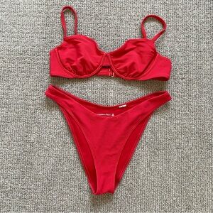 Abercrombie & Fitch Red Bikini